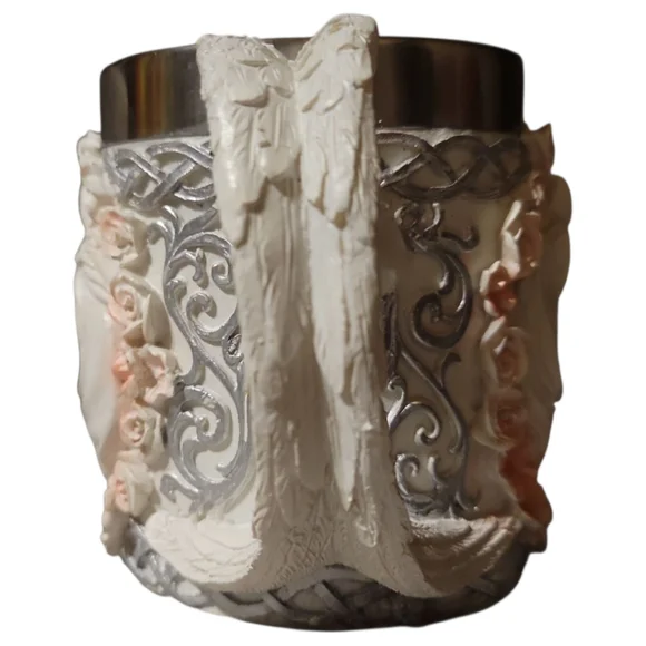 Vtg Ebros Sacred Bridal Unicorn Roses Mug Drink Beer Stein Tankard Coffee Cup - Picture 8 of 10